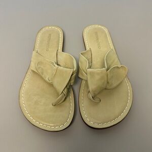 Bernardo Olive Knot Toe-Loop Sandals for Women